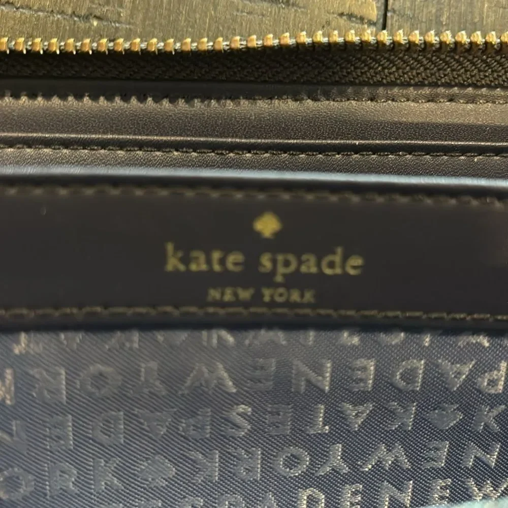 KATE SPADE NEW YORK Neda Wellesley Zip Around Long Zip Zipper Card ID Wallet​​​